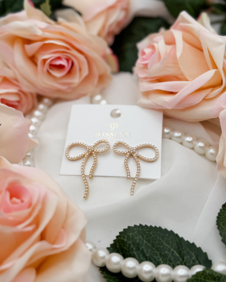 The Calia Pearl Bow Earring