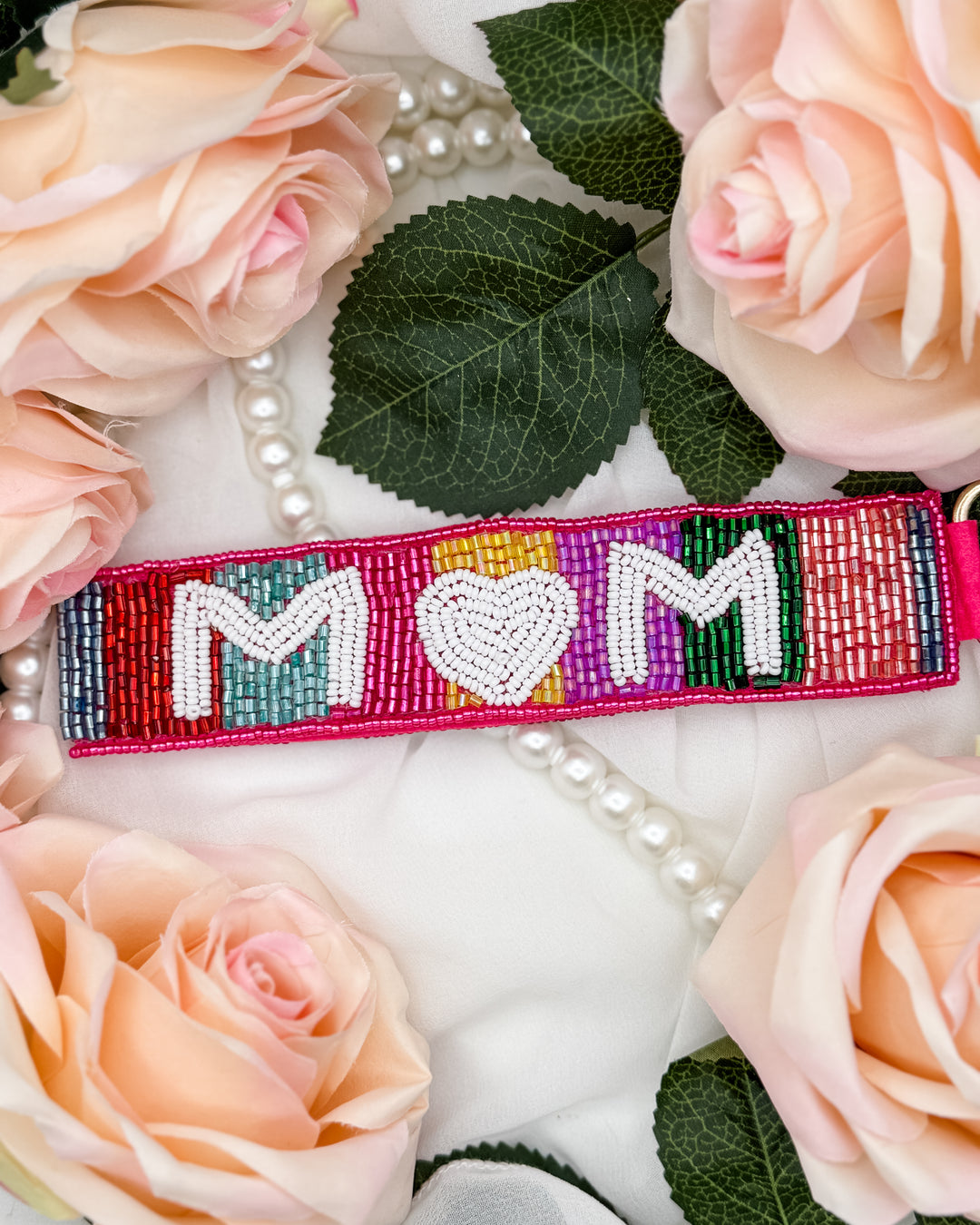 Love of Mom Keychain