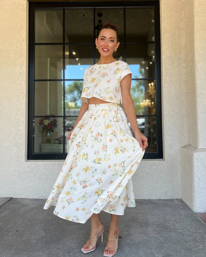 The Vivienne Floral Skirt