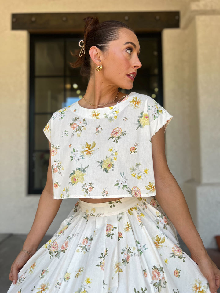 The Vivienne Floral Skirt