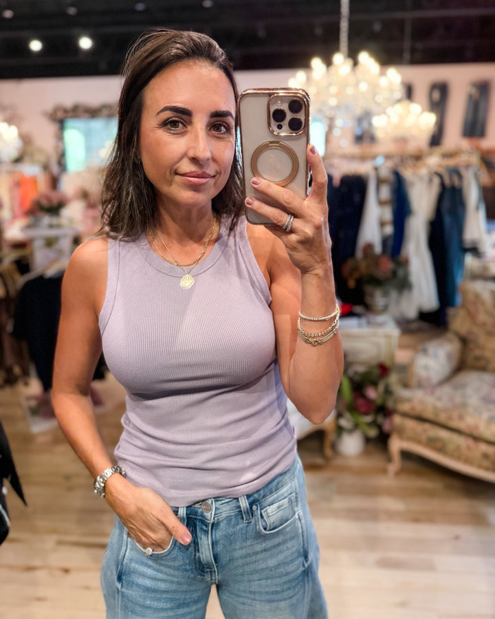 The Talia Tank - Lilac