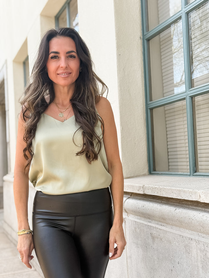 The Executive Cami - Sage