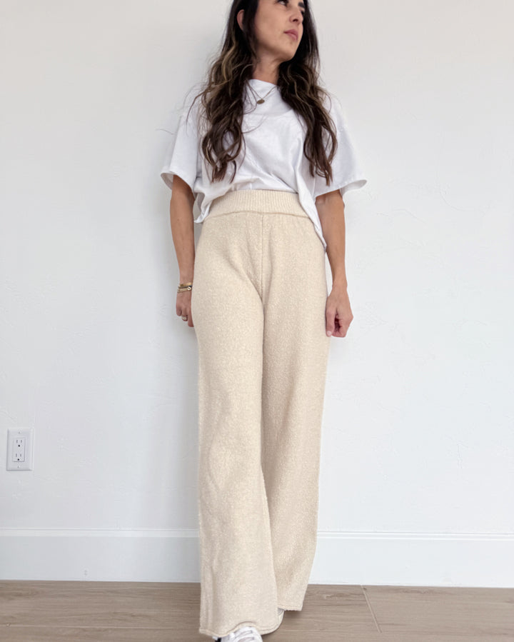 Cozy Wide Legged Sweatpants