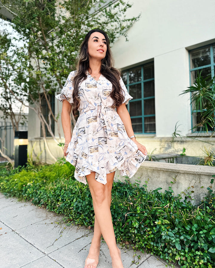 The Scarlet Button Down Dress