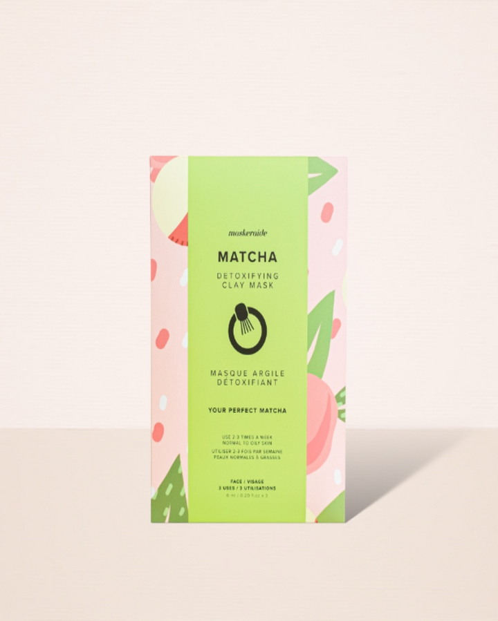 Matcha Detoxifying Clay Mask | Sleeve 3pk