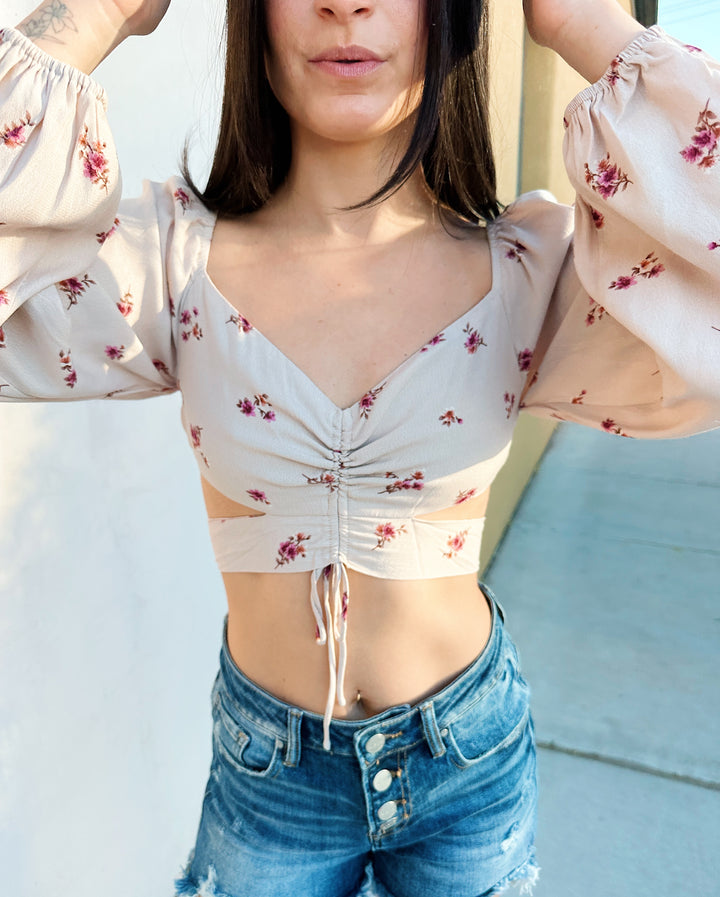 It's A Little Country Crop Blouse