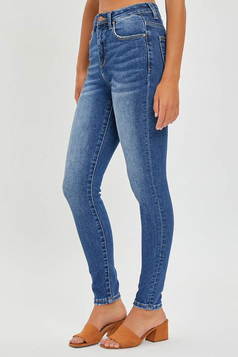 The Suzie High Rise Basic Ankle Skinny by Risen