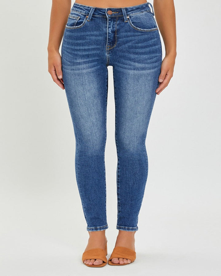 The Suzie High Rise Basic Ankle Skinny by Risen