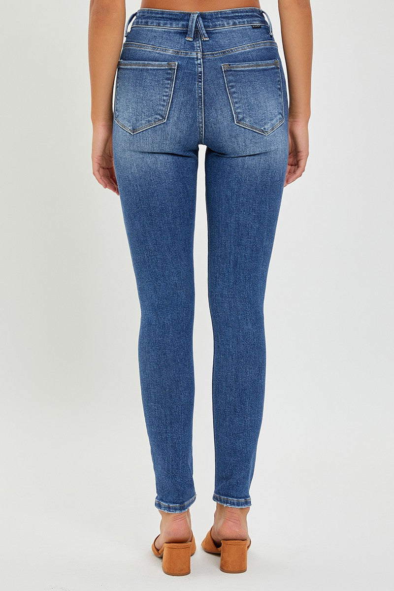 The Suzie High Rise Basic Ankle Skinny by Risen