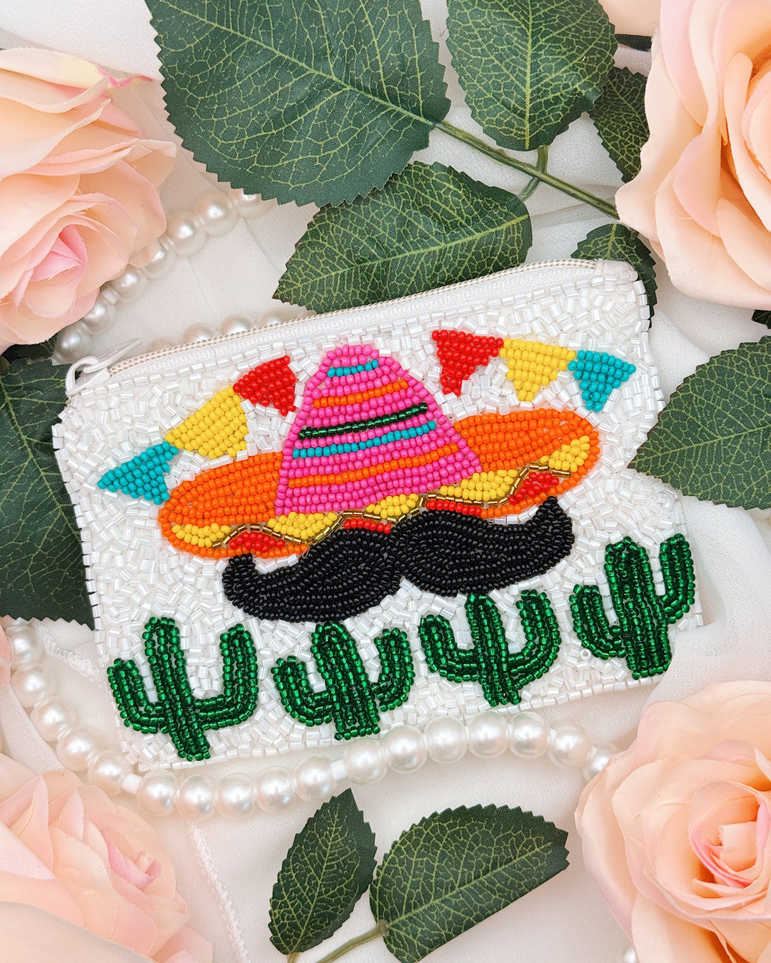 Cactus and Sombrero Coin Pouch