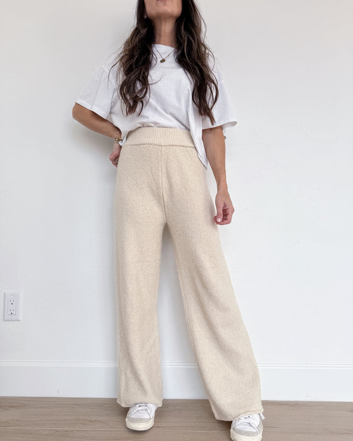 Cozy Wide Legged Sweatpants