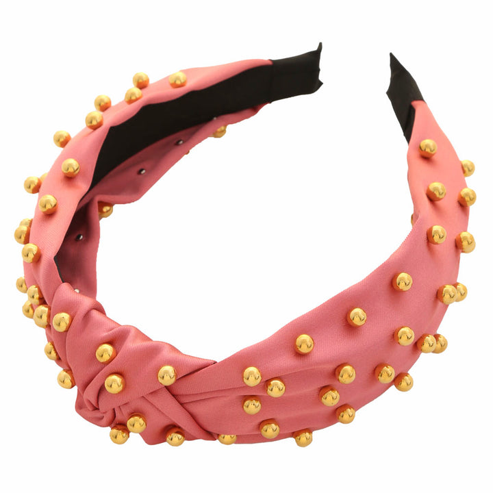 Gilded Knot Studded Headband