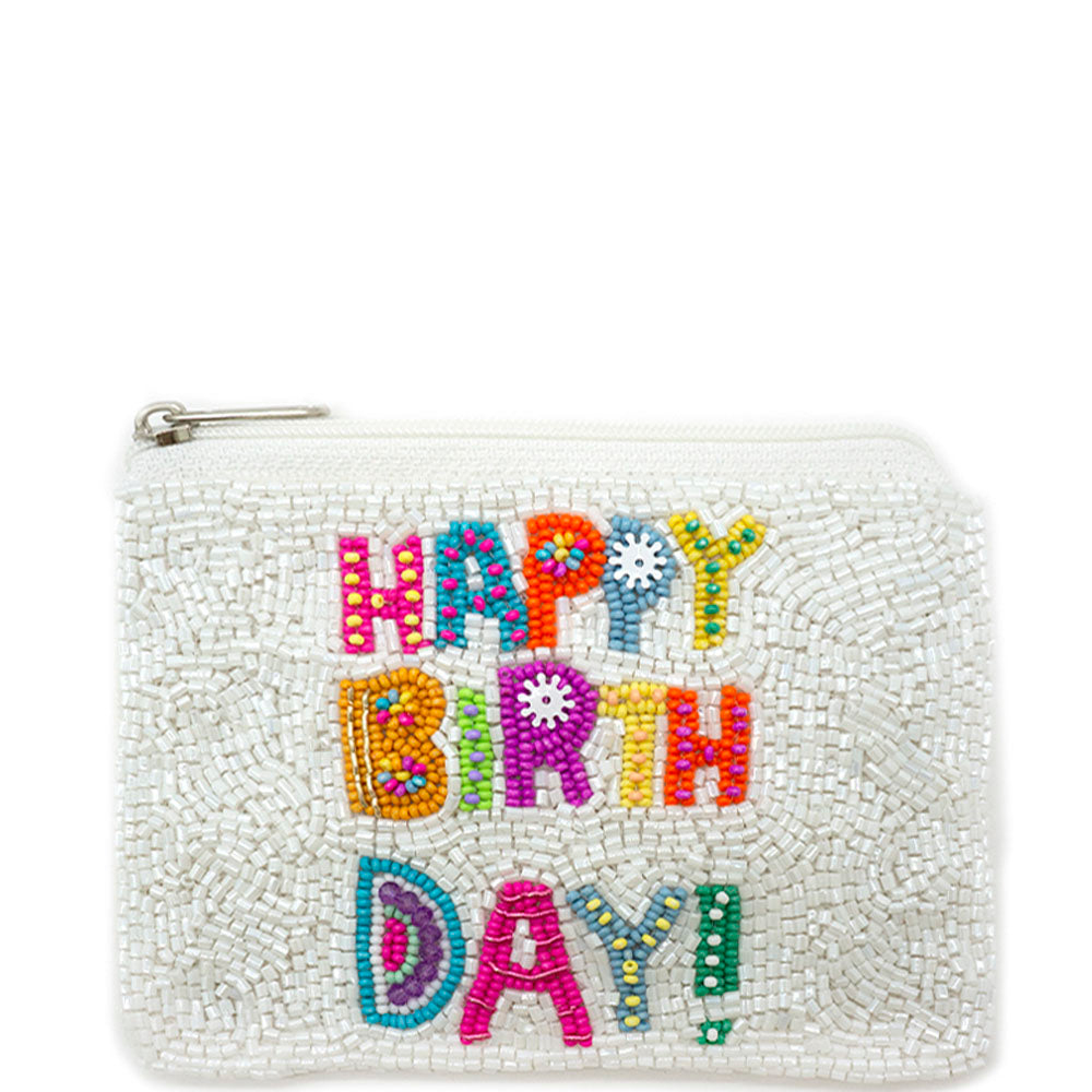 Happy Birthday Coin Pouch