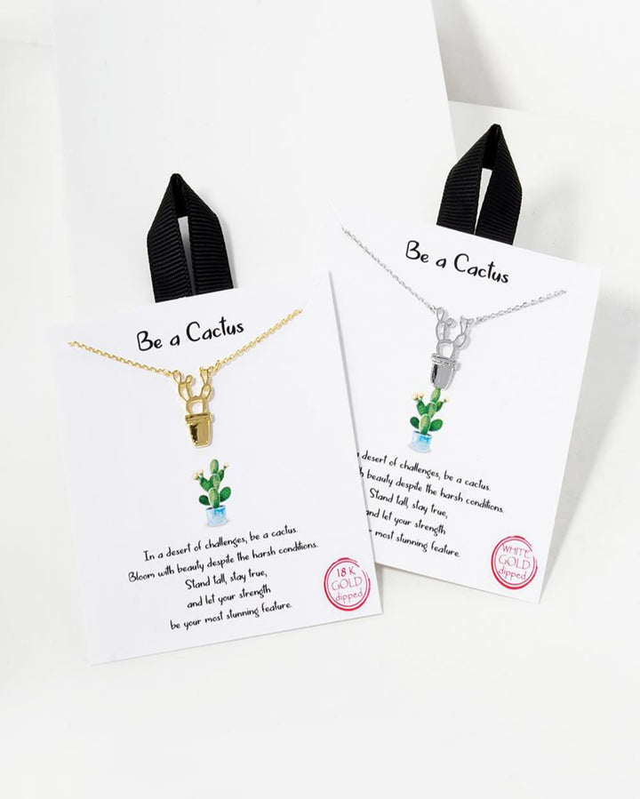 Be A Cactus Necklace