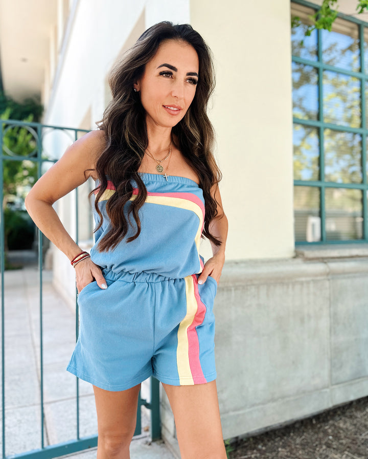 Such a Retro Shorts Romper