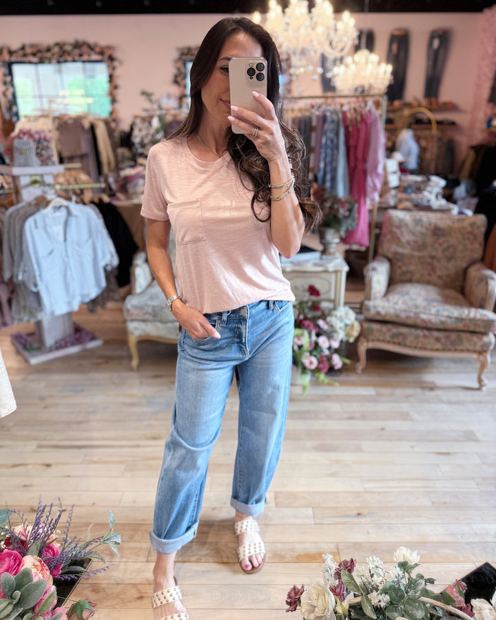 The Lila Tee - Pink