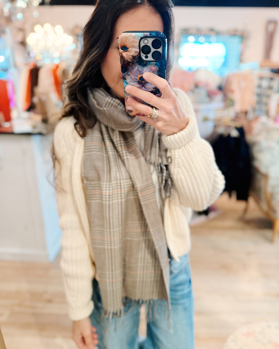 The Ellie Soft Plaid Scarf