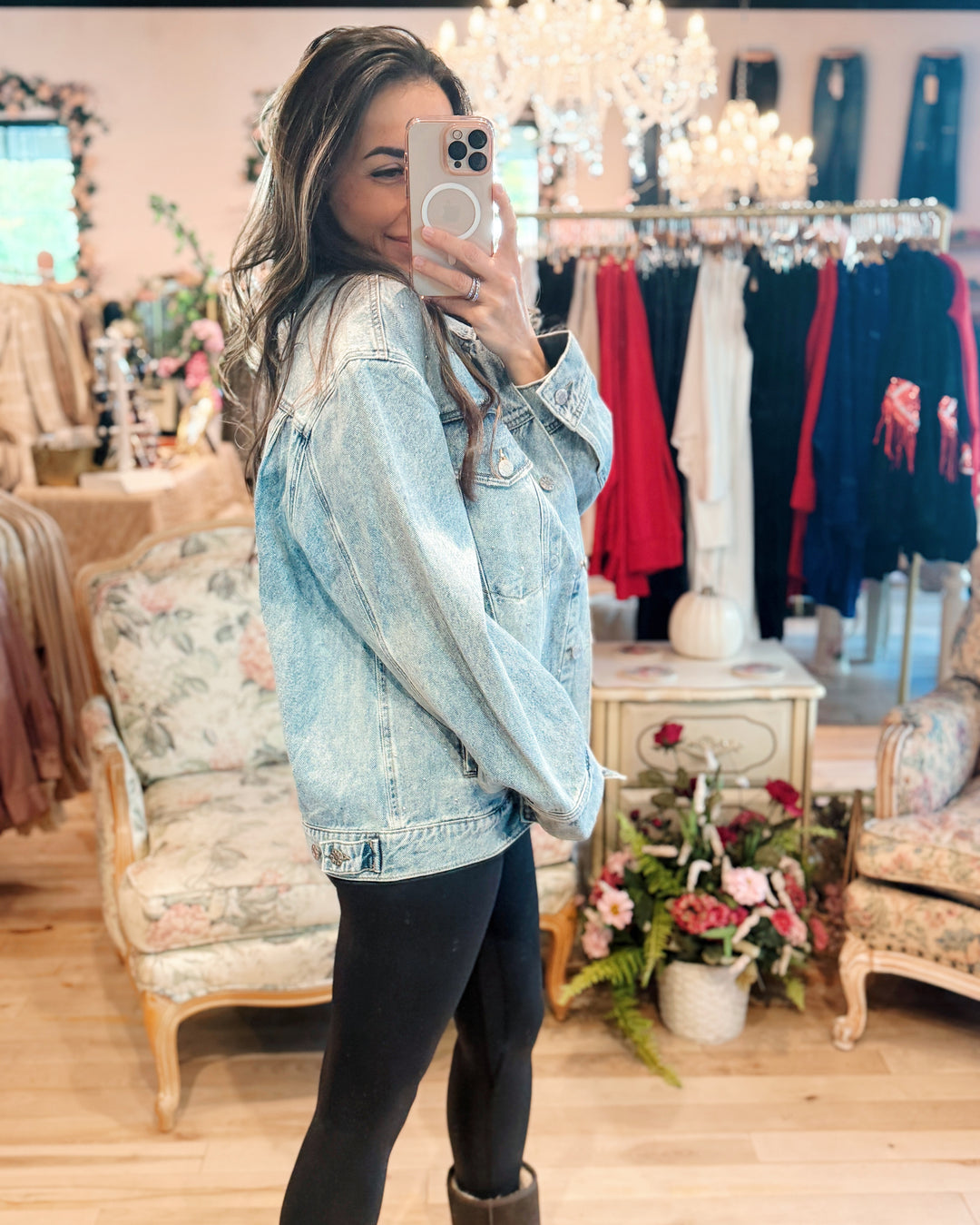 Beau Boyfriend Jacket in Twinkle By Daze Denim