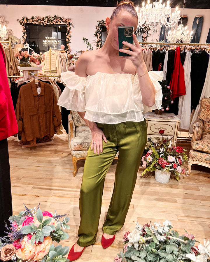 The Aria Satin Pants