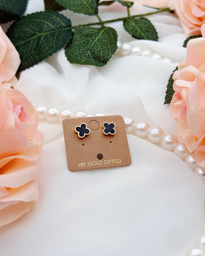 Destiny Clover Stud Earrings