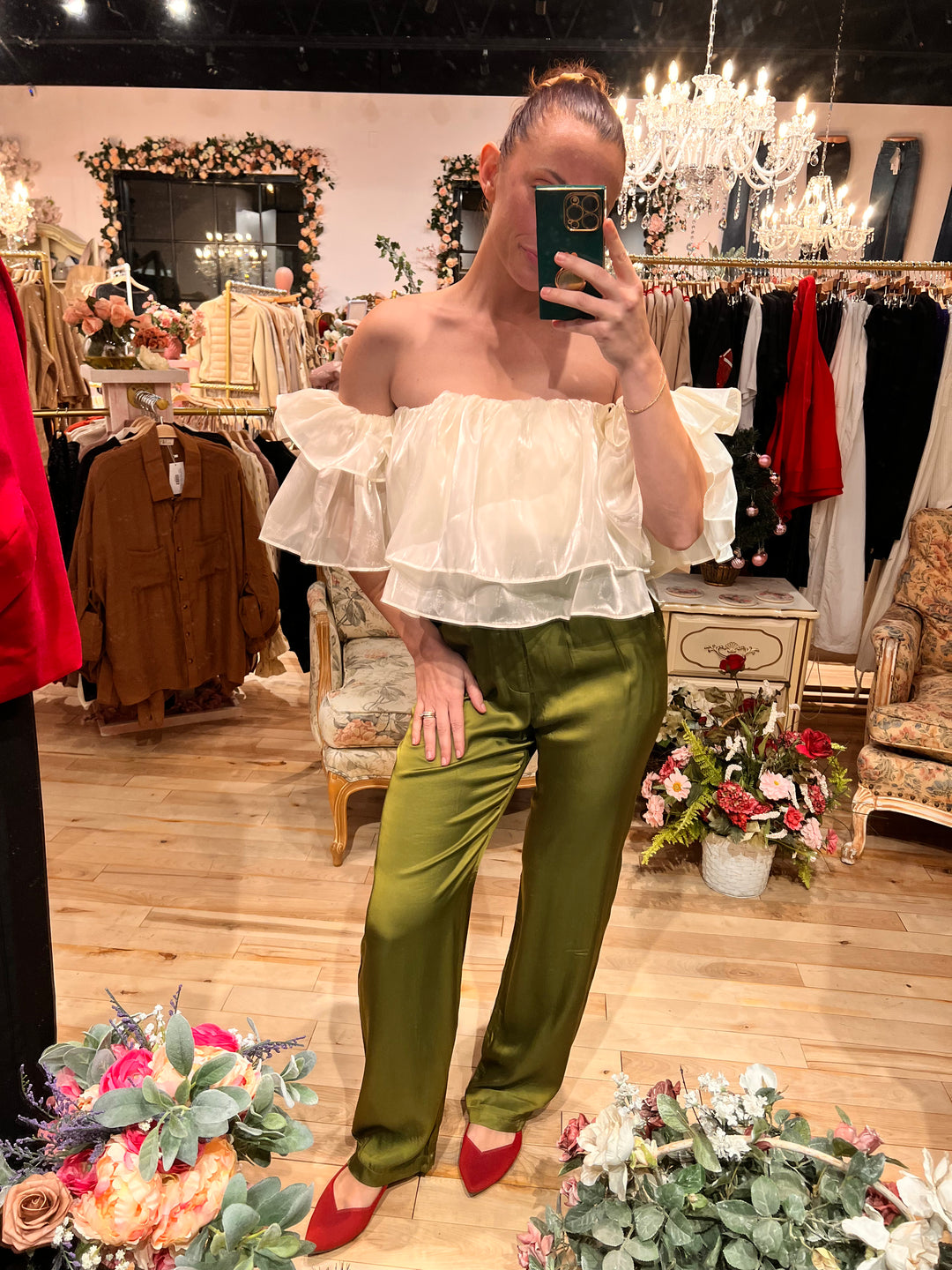 The Aria Satin Pants