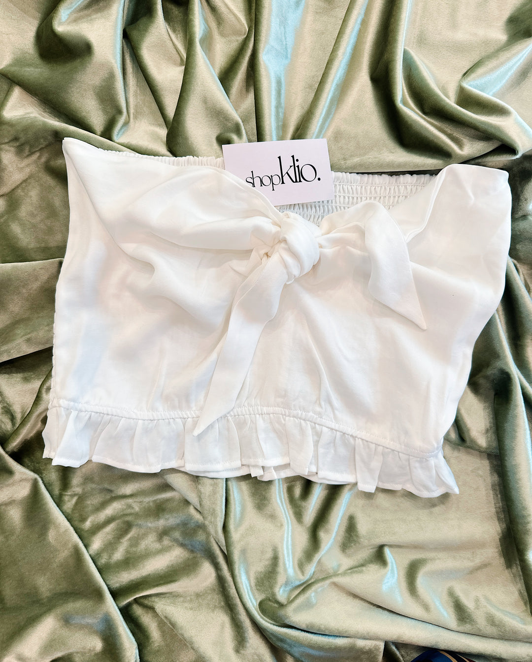 Leslie Bowtie Tube Top