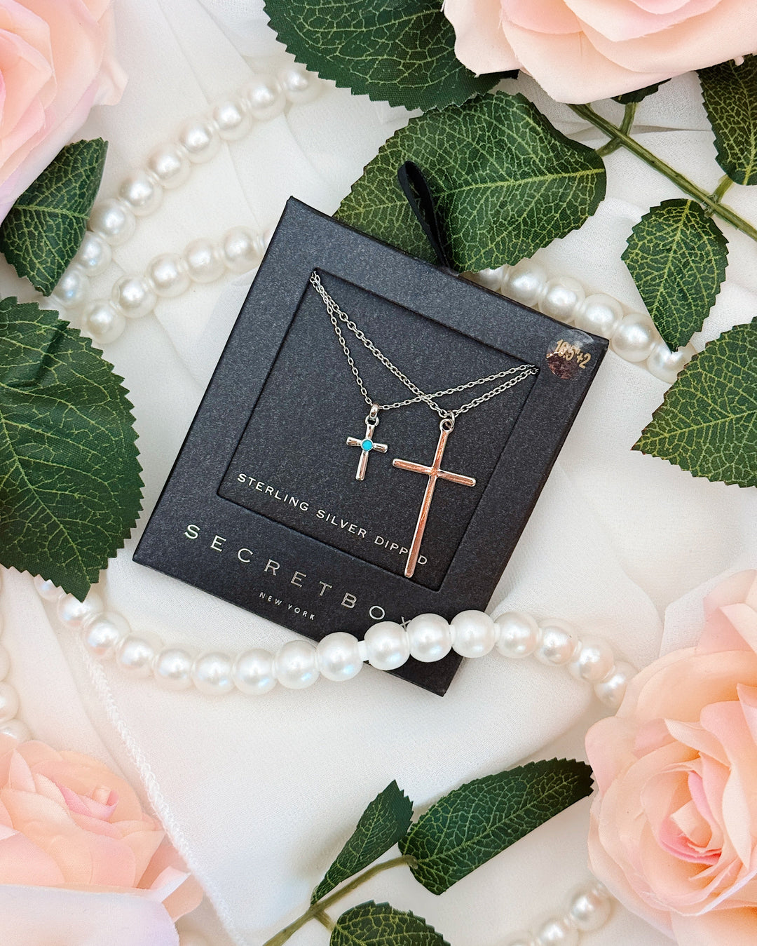 Double Layered Cross Necklace