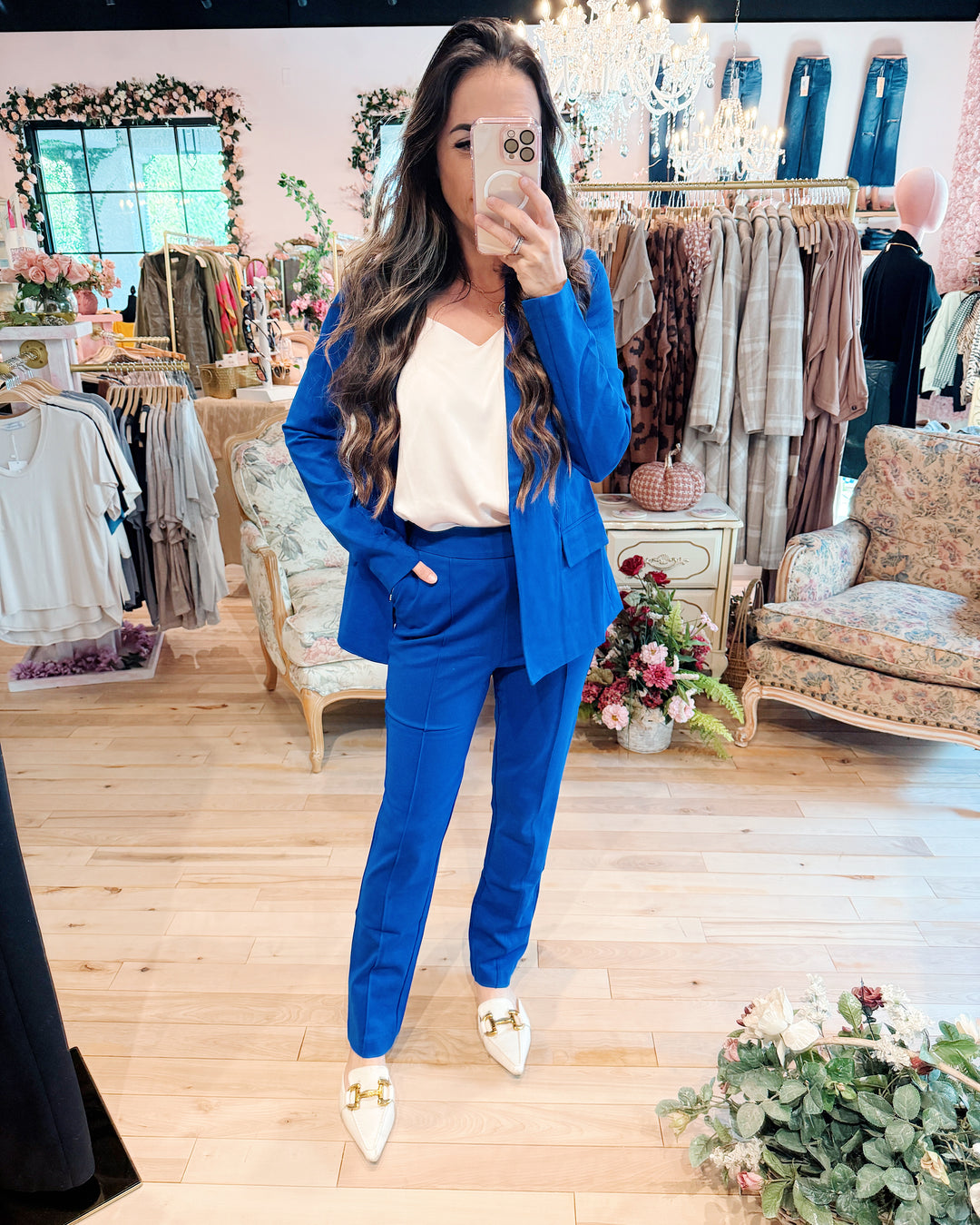 The Romina Blazer - Cobalt Blue