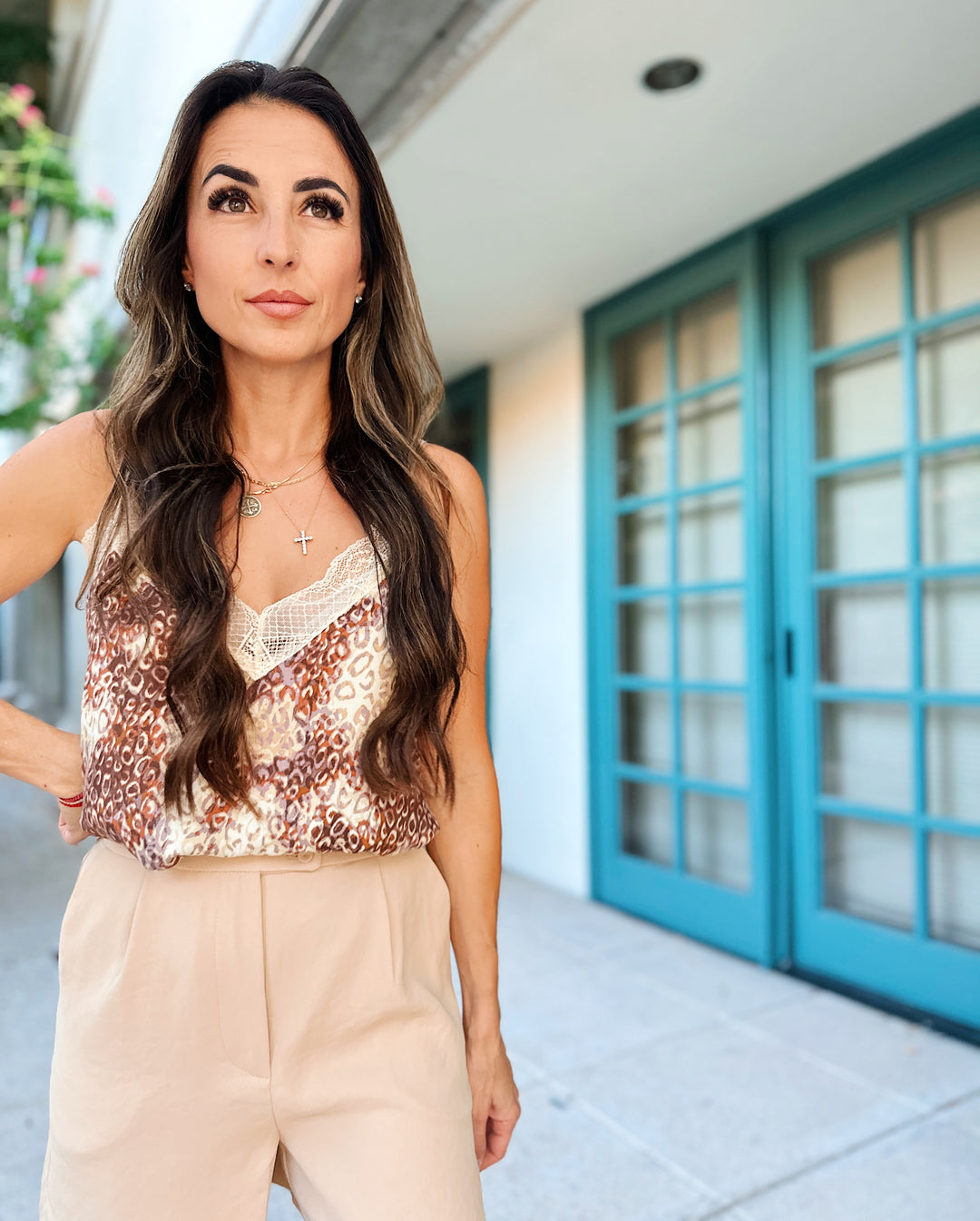 The Jenna Animal Print Cami