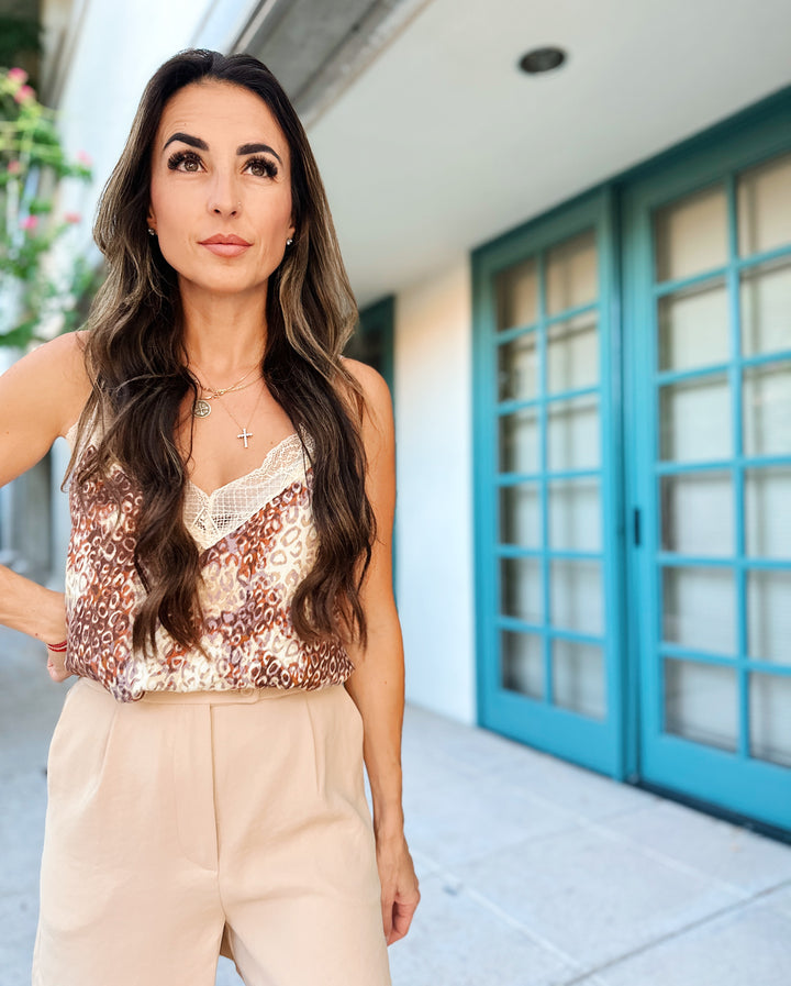 The Jenna Animal Print Cami