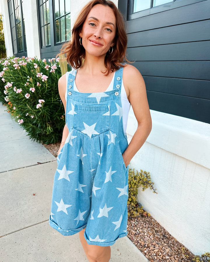 Starstruck Denim Shortalls