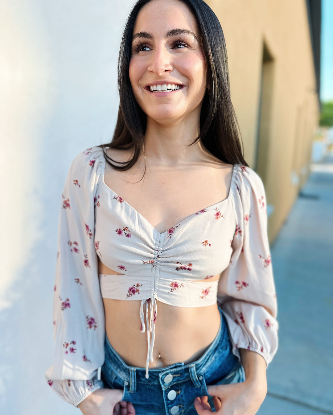 It's A Little Country Crop Blouse