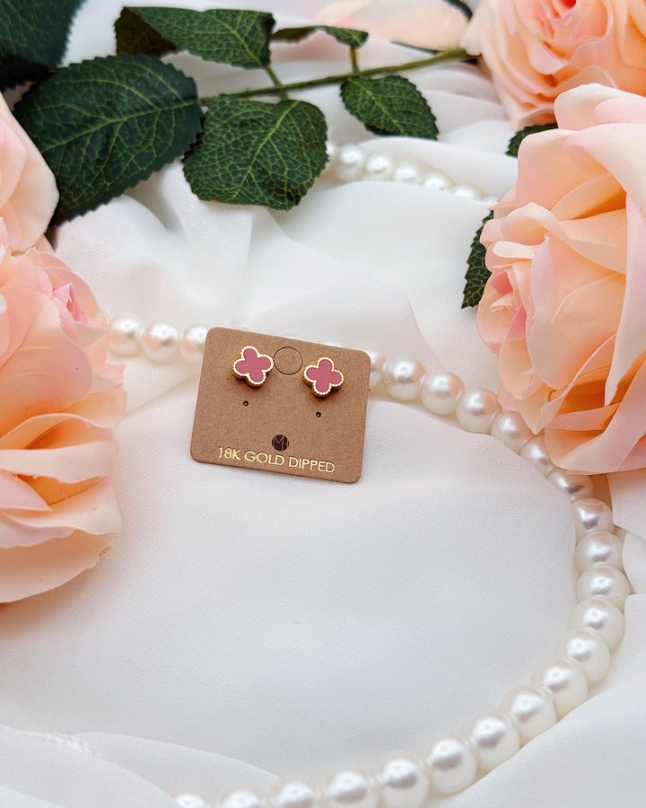 Destiny Clover Stud Earrings