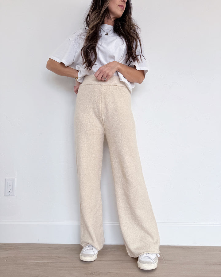 Cozy Wide Legged Sweatpants