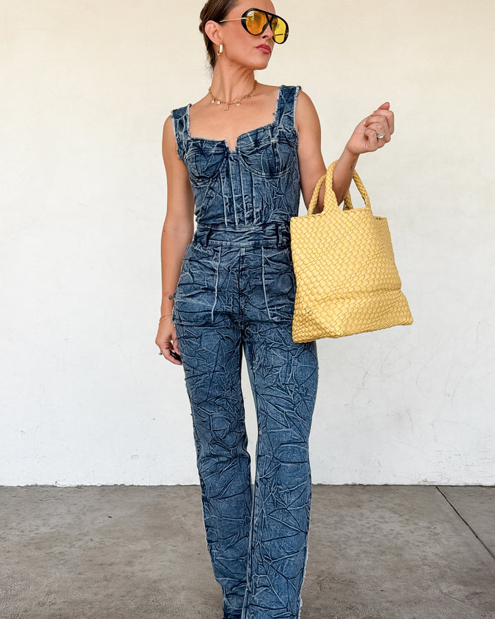 The Mini Solana Woven Tote