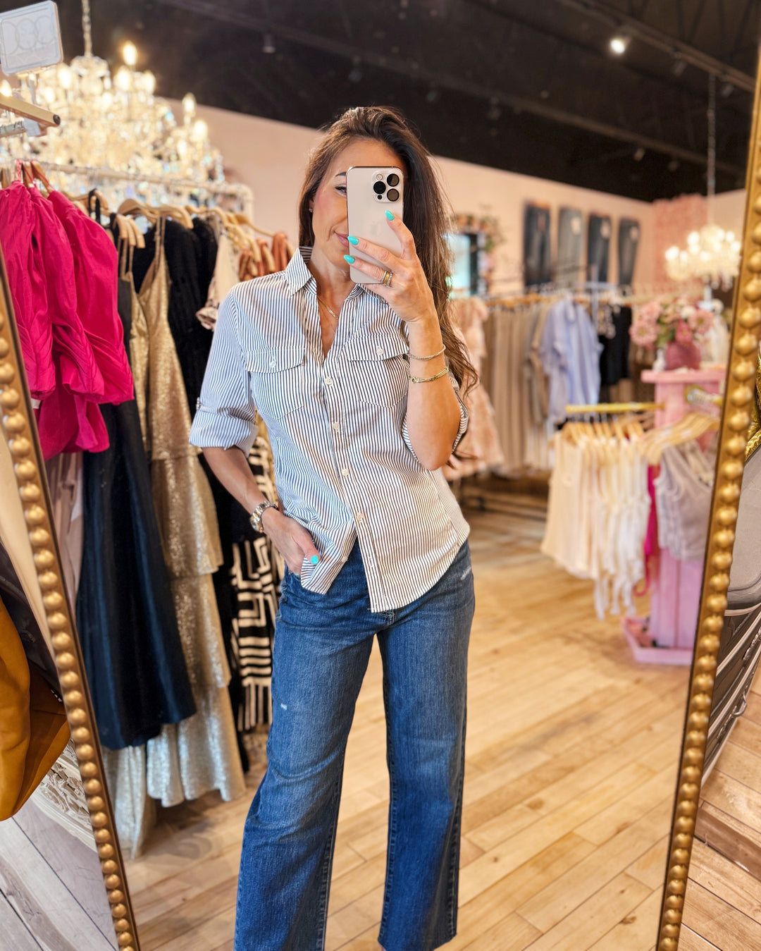 The Sundaze High Rise Straight Crop in Socialite Vintage by Daze Denim
