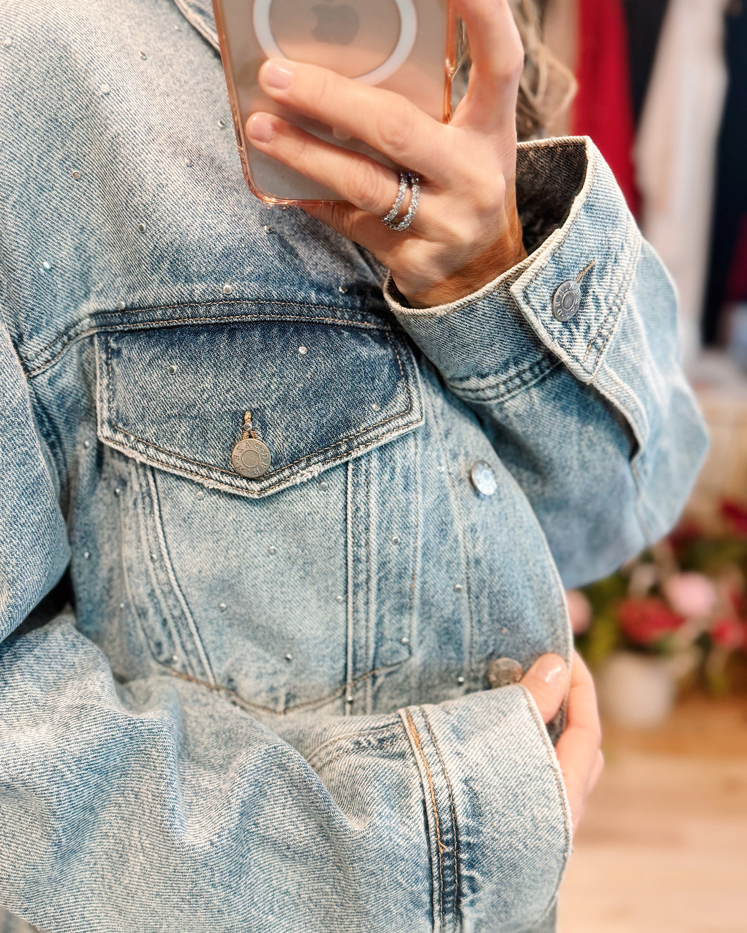 Beau Boyfriend Jacket in Twinkle By Daze Denim