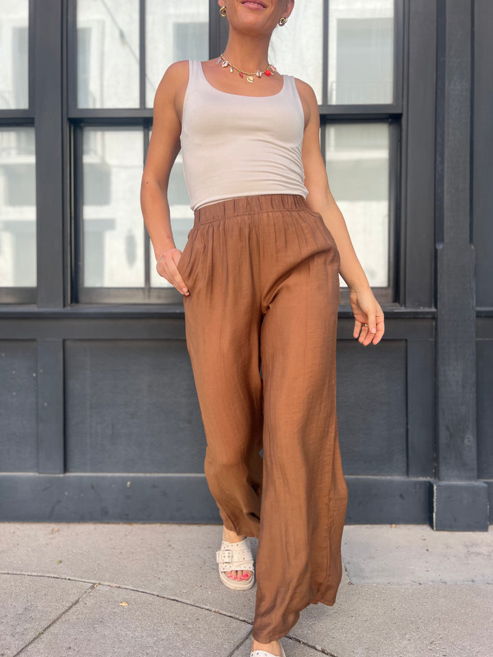 The Elise Tank - Sand Beige