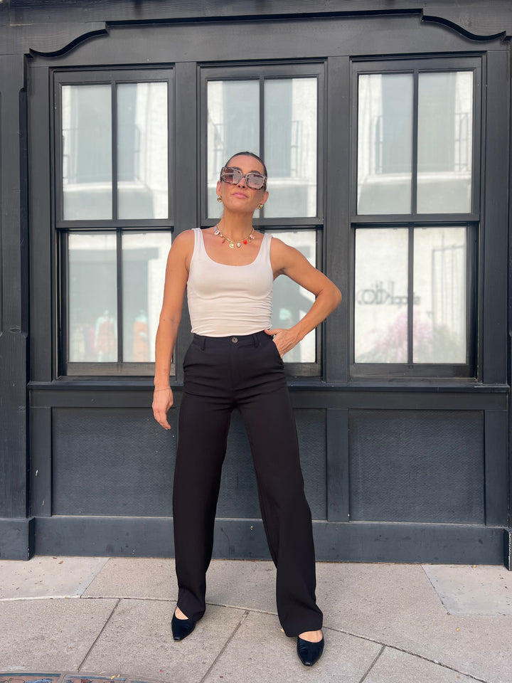 The Claudia Work Pants - Black