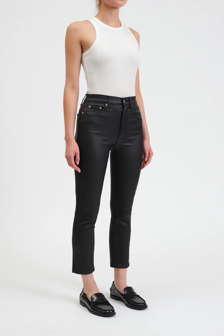 Daily Driver Skinny Straight in Coated Asphalt by Daze Denim