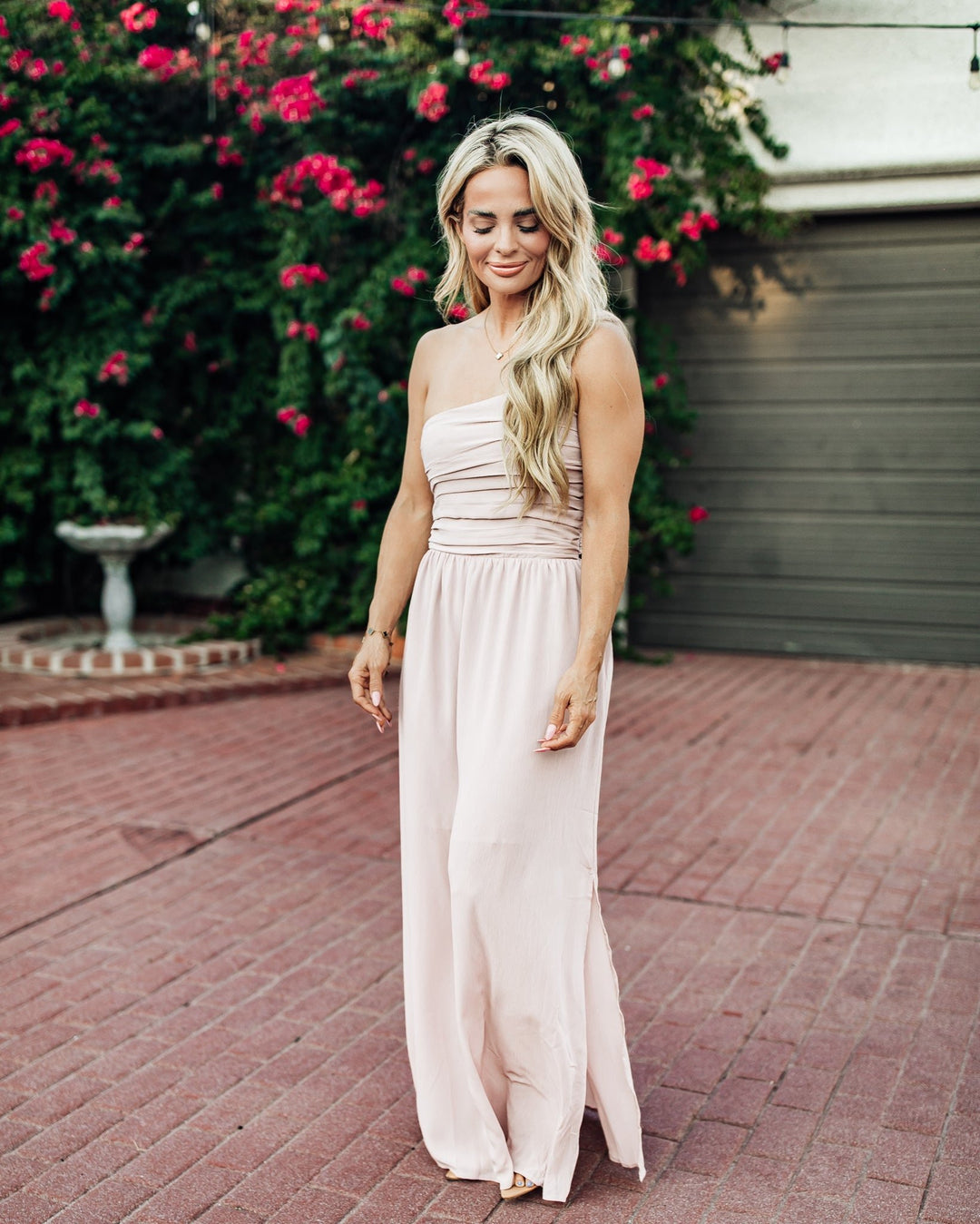 athena one shoulder maxi dress The Athena One Shoulder Dress