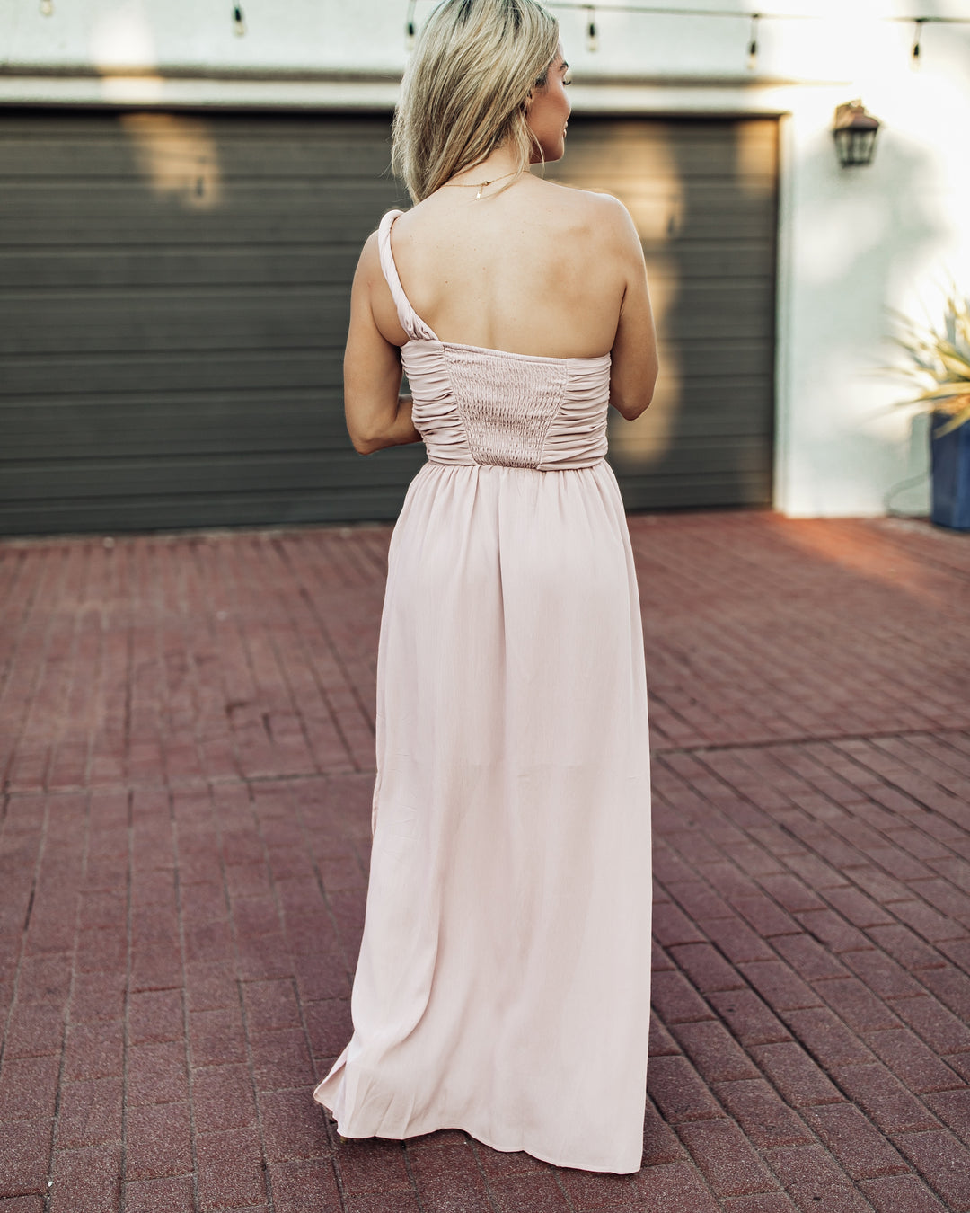 The Athena One Shoulder Dress