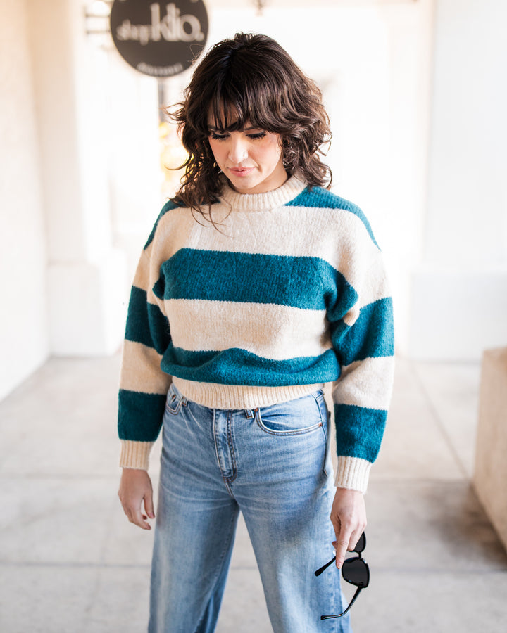 The Dylan Striped Knit Sweater