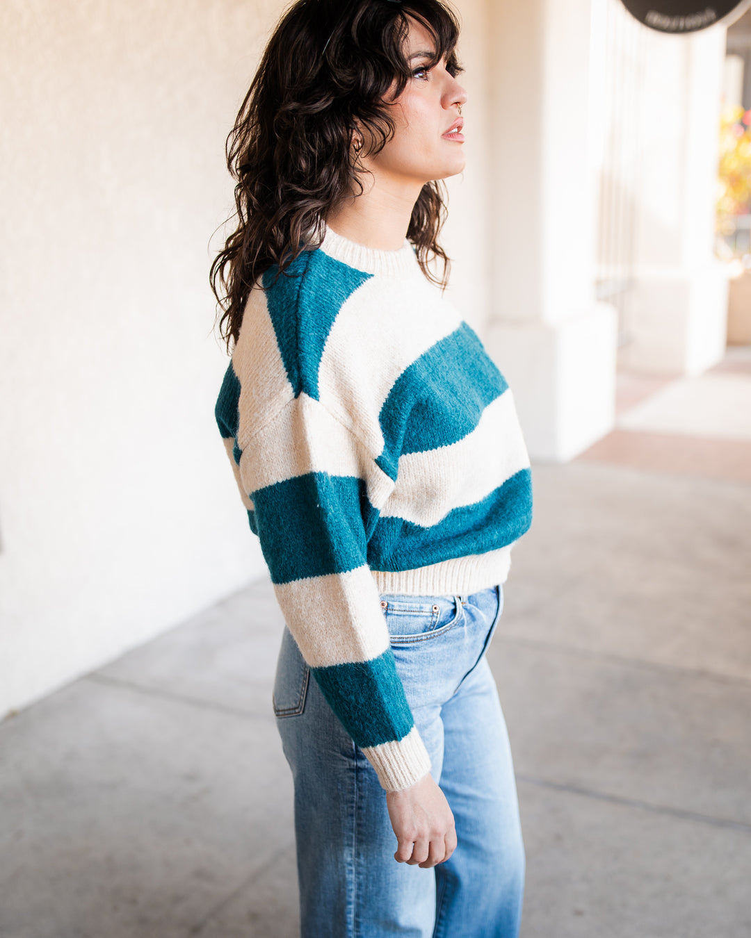 The Dylan Striped Knit Sweater