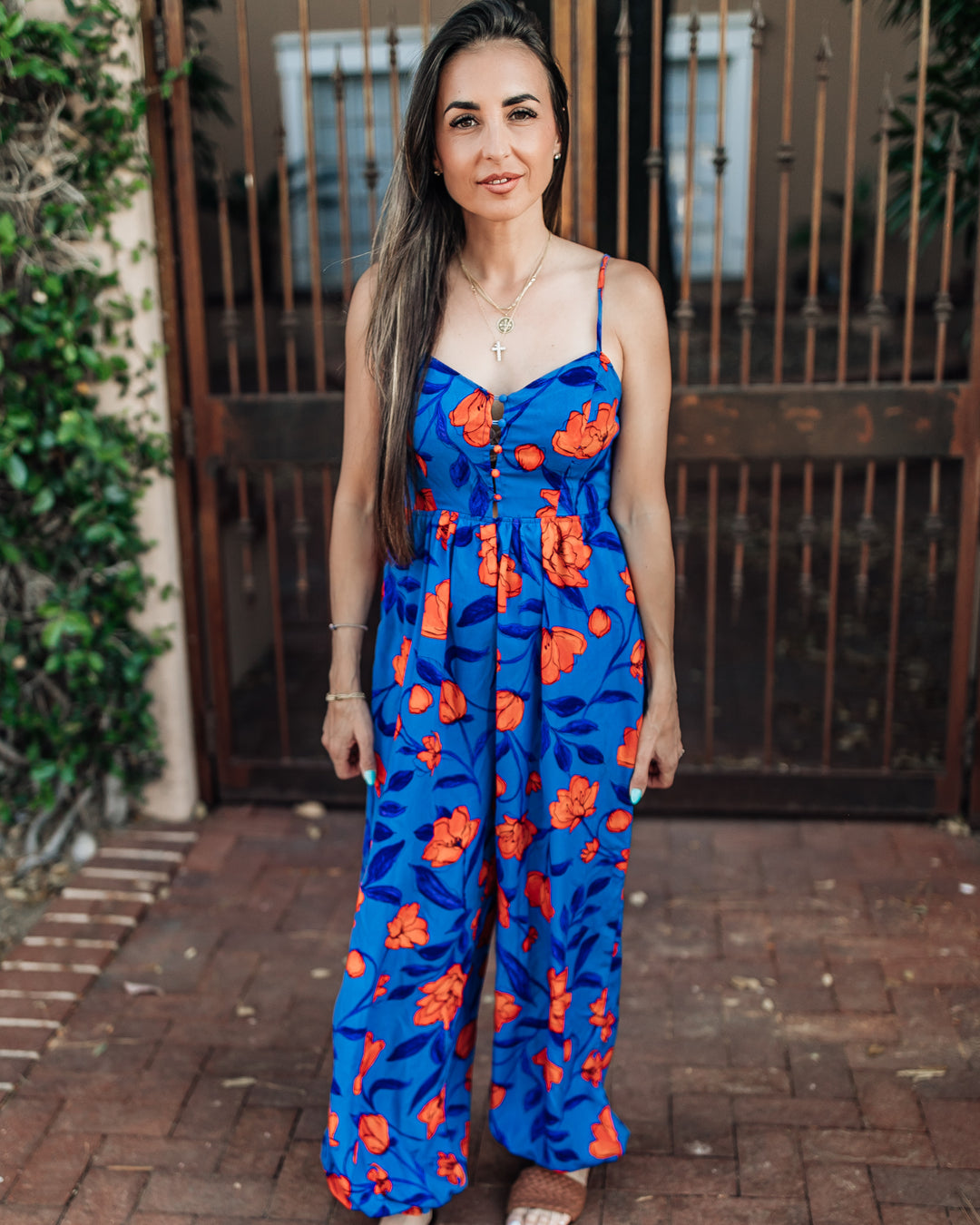The Lindsay Floral Jumpsuit