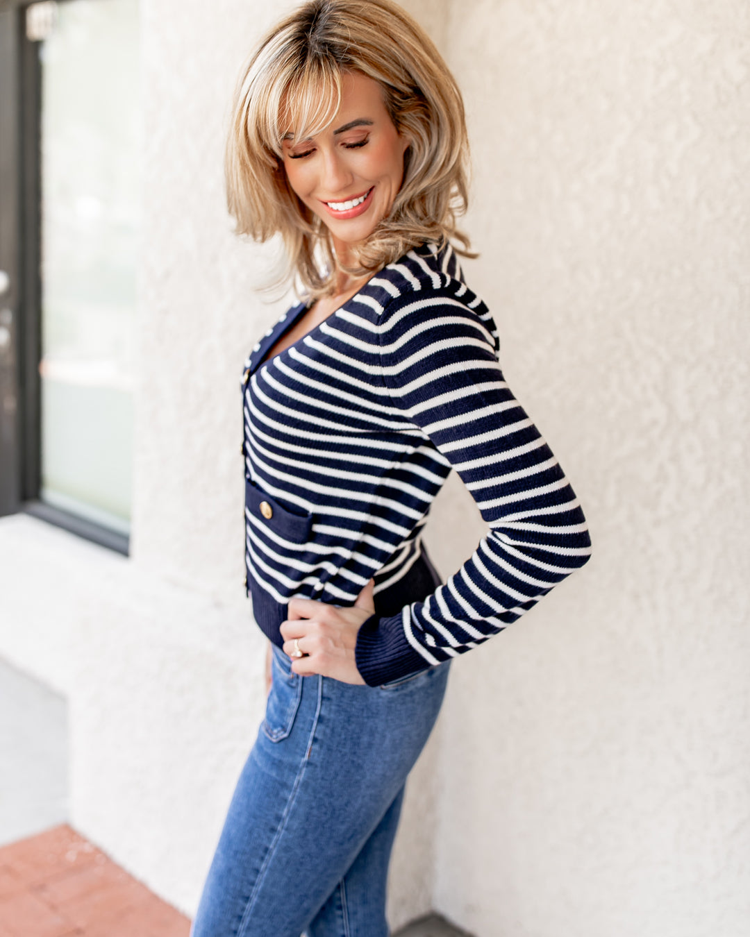 The Allison High Rise Ankle Jean with Tummy Control