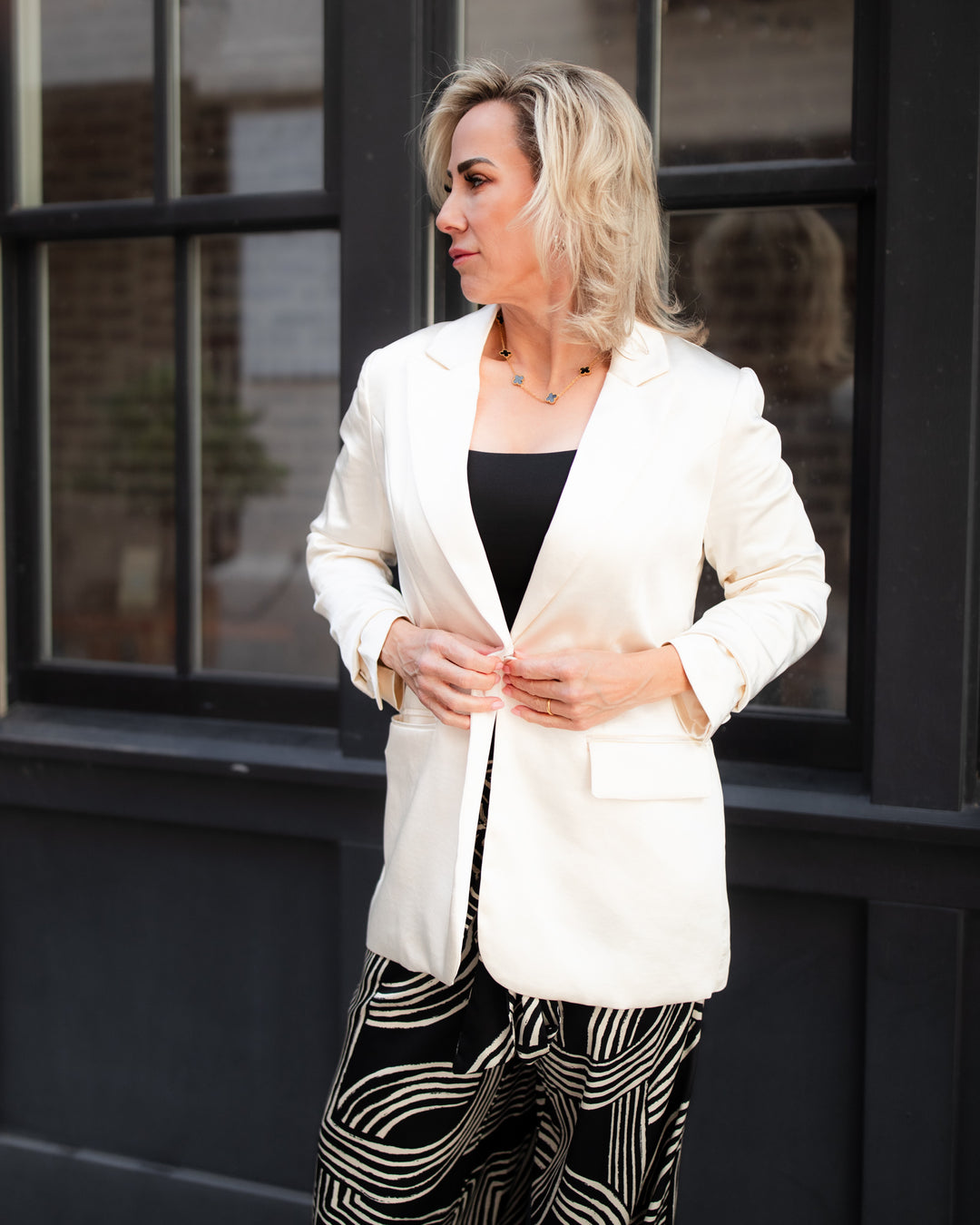 The Romette Blazer - Cream