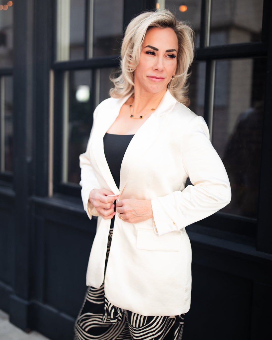 The Romette Blazer - Cream