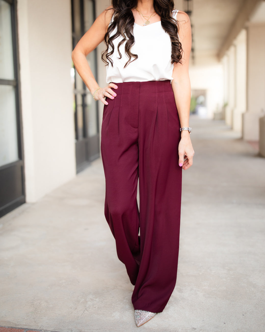 The Executive Cami - White