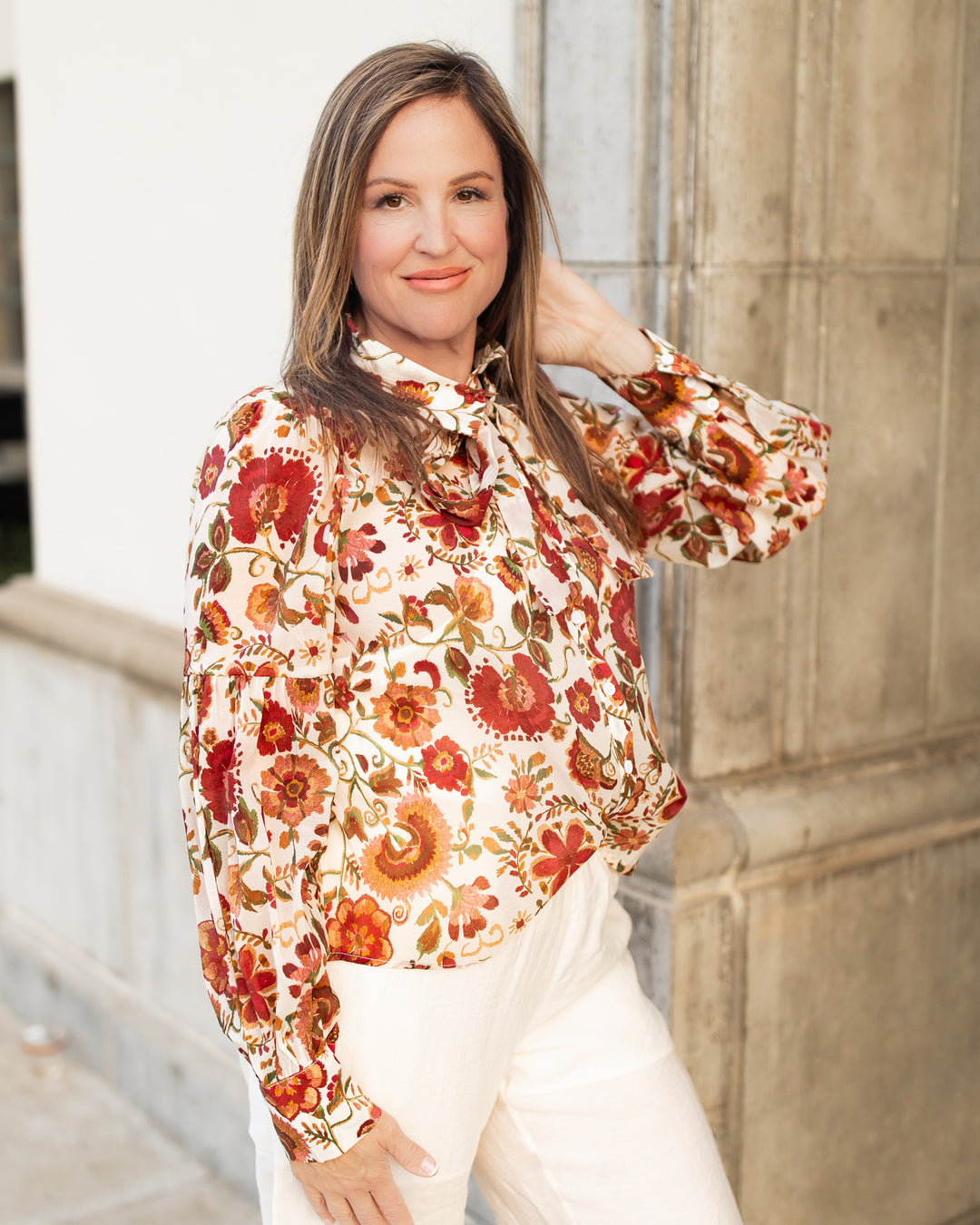 The Emery Print Blouse